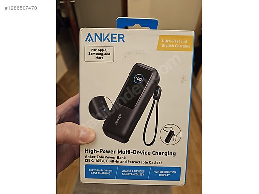 ANKER ZOLO 165W 25000 mah POWERBANK sahibinden.comda - 1286507470