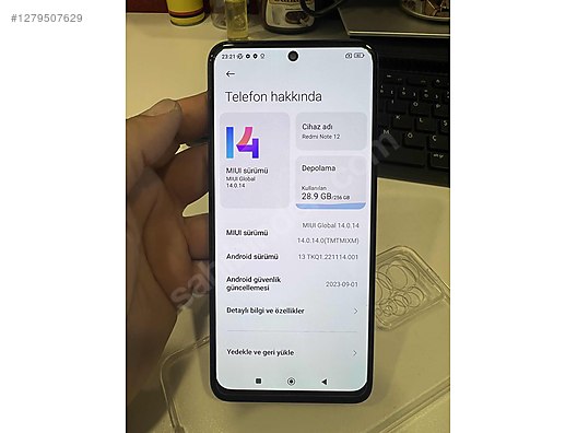 İkinci El ve Sıfır Alışveriş / Cep Telefonu & Aksesuar / Cep Telefonu / Xiaomi / Redmi Note 12