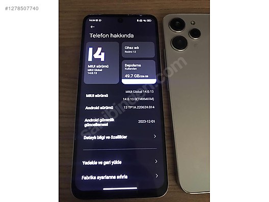 İkinci El ve Sıfır Alışveriş / Cep Telefonu & Aksesuar / Cep Telefonu / Xiaomi / Redmi Note 12