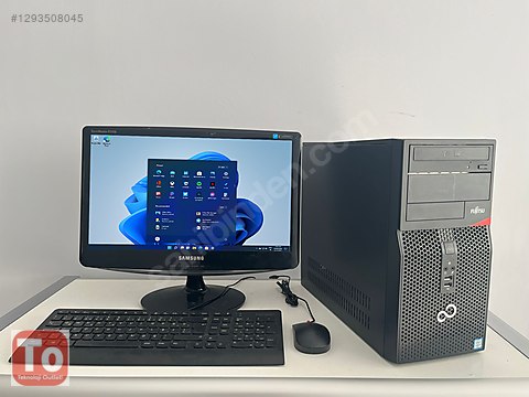 Fujitsu / FUJITSU ESPRİMO P556 E85 Tower i3 7100 8Gb 120Gb Ssd 19