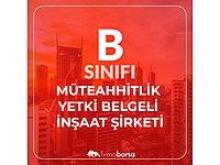 B GRUBU MÜTEAHHİTLİK YETKİ BELGELİ LİMİTED ŞİRKETİ #1283508152