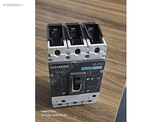 SİEMENS 3VL3725-1AA36 VL250 KOMPAKT ŞALTER - Sigorta ve Yapı Malzemeleri sahibinden.com'da