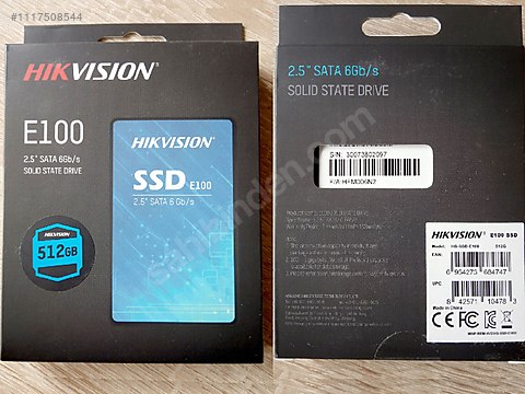 SIFIR,HIKVISION 512 GB SSD 60.DK KURYE TESLİM.) İlan ve alışverişte ilk sahibinden.com'da -