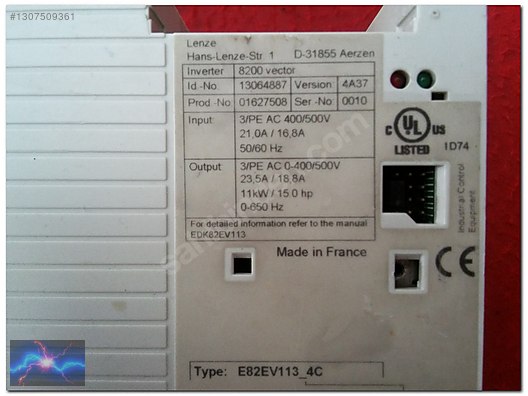 LENZE E82EV113_4C200 E82EV113_4C E82EV113-4C200 8200 11 KW - Lenze