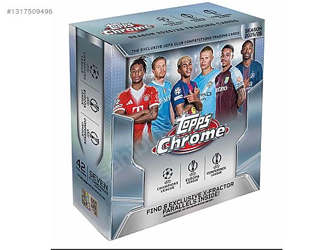 Sport Cards / TOPPS CHROME 2025/26 UEFA UCC MEGA BOX on sahibinden
