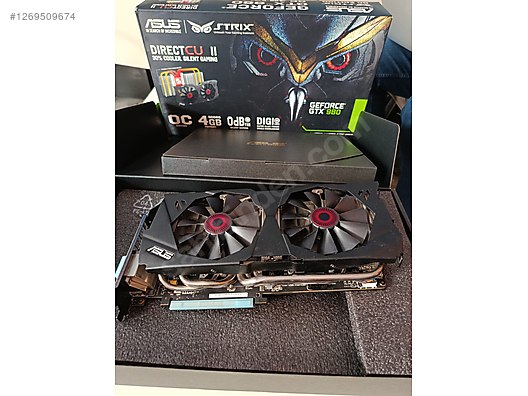 Strix Gtx Gtx 980 Used ASUS STRIX GTX 980 DirectCU II OC Buy And