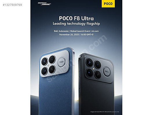 512 GB Siyah Xiaomi Poco F8 Ultra Cep Telefonu - 1327509769