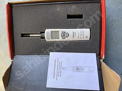 Sıcaklık ve nem ölçer sıfır kutulu
