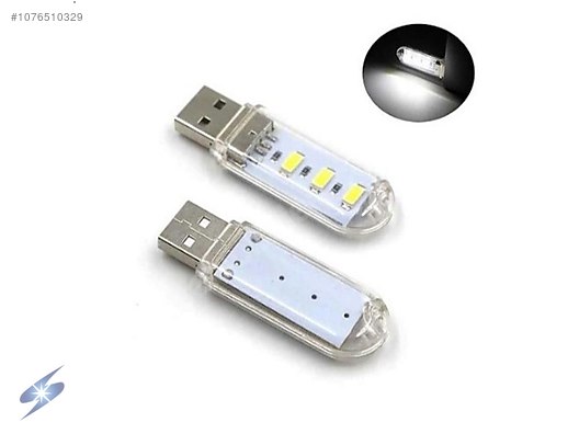 Taşınabilir Mini USB Beyaz LED Lamba 3 Ledli 5730 SMD Kamp Stick  da - 1076510329