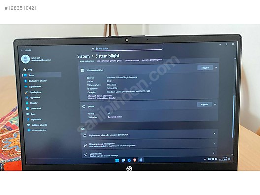 HP LAPTOP ÇOK TEMİZ - İlan ve alışverişte ilk adres sahibinden.com'da