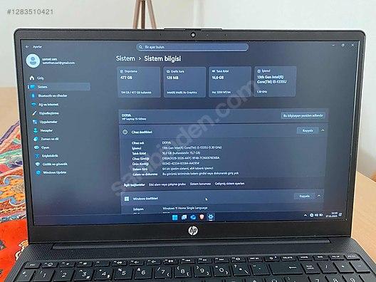 İkinci El ve Sıfır Alışveriş / Bilgisayar / Dizüstü (Notebook) / Laptop / HP