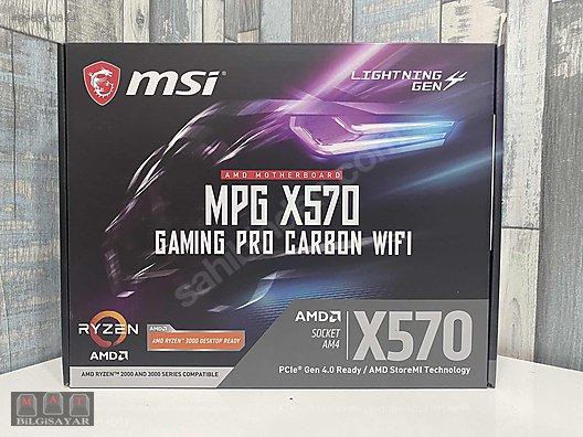 Msi Mpg X570 Gaming Pro Carbon Wi Fi Am4 Ddr4 Atx Anakart At Sahibinden Com