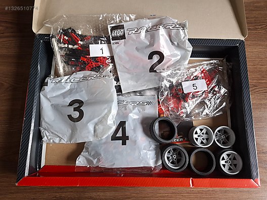 リッキーラット FORMULA 1 レーサー組立キット Lego Racers 8386 Ferrari F1 Racer 1:10 2004 on sahibinden.com