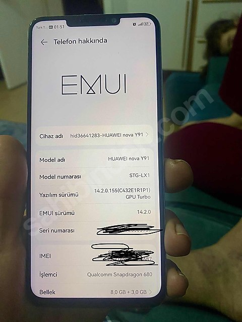 Sahibinden s2 yıl garantili huwaie