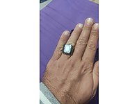 taşlı erkek gümüş yüzük