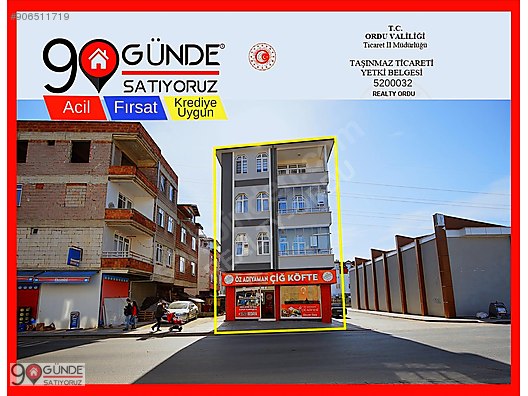 Realty Ordu Dan Altin Carsi Yaninda Satilik Isyeri Komple Bina Satilik Bina Ilanlari Sahibinden Com Da 906511719