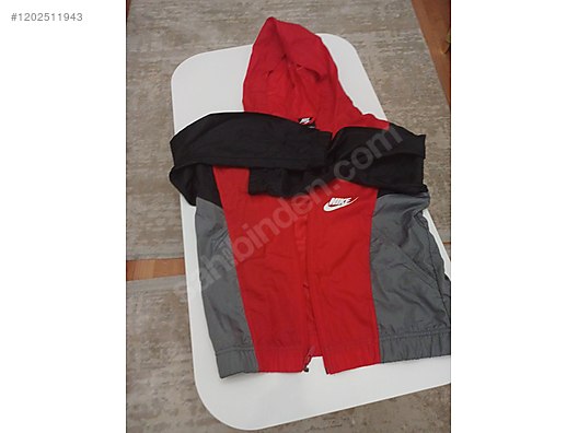 Nike sweatsuit red and black best sale