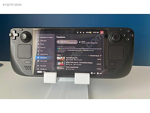 Steam Deck Lcd 512gb + 1tb microSD | Pil sağlığı %100 | Temiz on