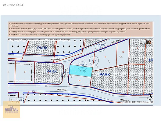 İNCESU'DA DENİZ MANZARALI VİLLA ARSASI