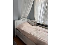 Çilek mobilya, tek kişilik baza başlık ortopedi yatak.