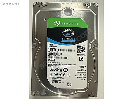 4 TB Seagate SkyHawk - Harddisk (Dahili) ve Tüm Masaüstü 4 TB Seagate SkyHawk - Harddisk (Dahili) ve Tüm Masaüstü