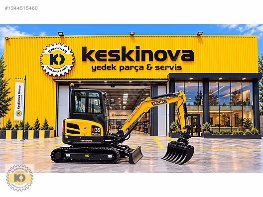 KESKİNOVA dan YUCHAİ 4 TON ESKAVATÖR JAPON YANMAR MOTOR