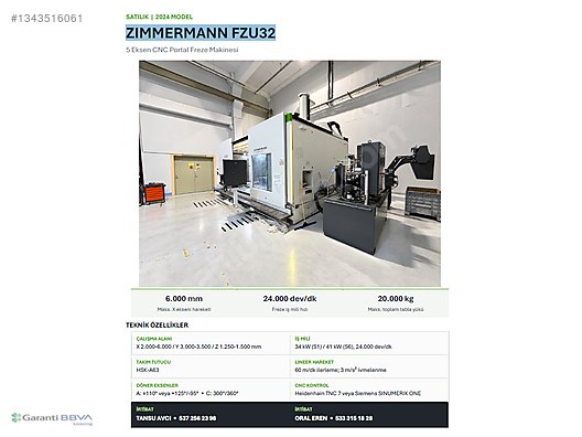 CNC Freze - Metal İşleme Endüstri Makineleri - 1343516061
