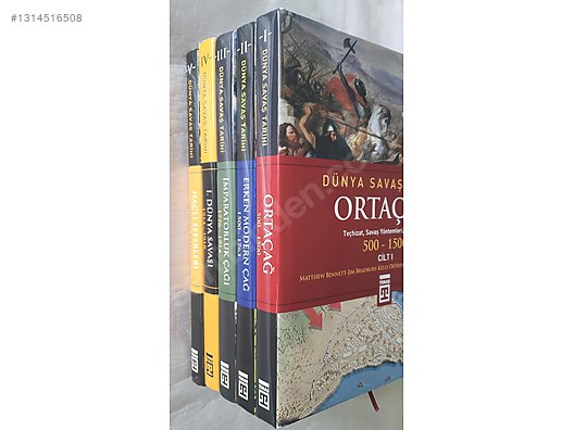 ORTAÇAĞDAN GÜNÜMÜZE DÜNYA SAVAŞ TARİHİ - 5 CİLT - SIFIR ÜRÜN
