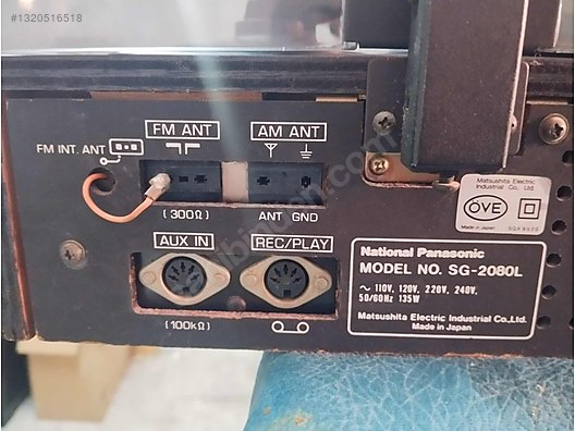 Panasonic National SG-2080L - İkinci El Panasonic Müzik Seti