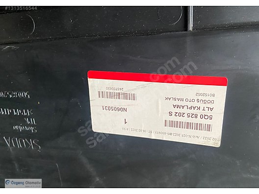 5Q0825202S ALT KAPLAMA SKODA OKTAVİA GOLF 7 - İlan ve alışverişte