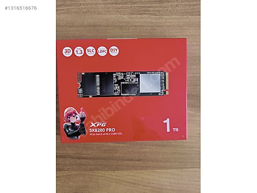 SIFIR XPG SX8200 Pro 1TB SSD sahibinden.comda - 1316516676