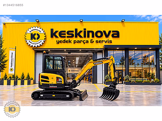 KESKİNOVA dan YUCHAİ 4 TON ESKAVATÖR JAPON YANMAR MOTOR