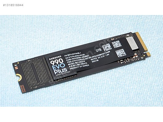 Samsung 990 EVO Plus 2TB SSD 中古品 Samsung 990 EVO PLUS 2TB M2 2280 DİSK sahibinden.comda - 1318516944