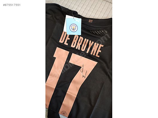 manchester city kevin de bruyne imzali forma at sahibinden com 875517551