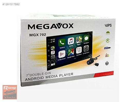 Music Player / Megavox MGX-702 Android Oto Double Teyp on