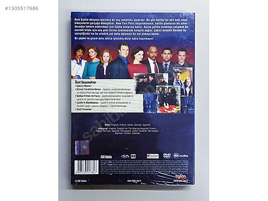 Castle 1.Sezon Dizi DVD SIFIR AMBALAJINDA - Yabancı DVD Filmler