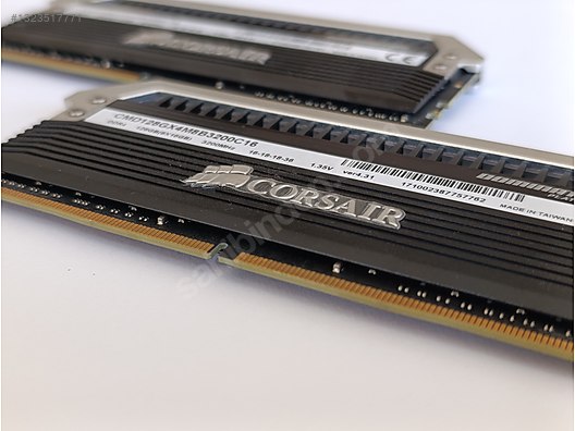 Corsair Dominator Platinum 16GB (2x8GB) DDR4 Premium Kit - Temiz