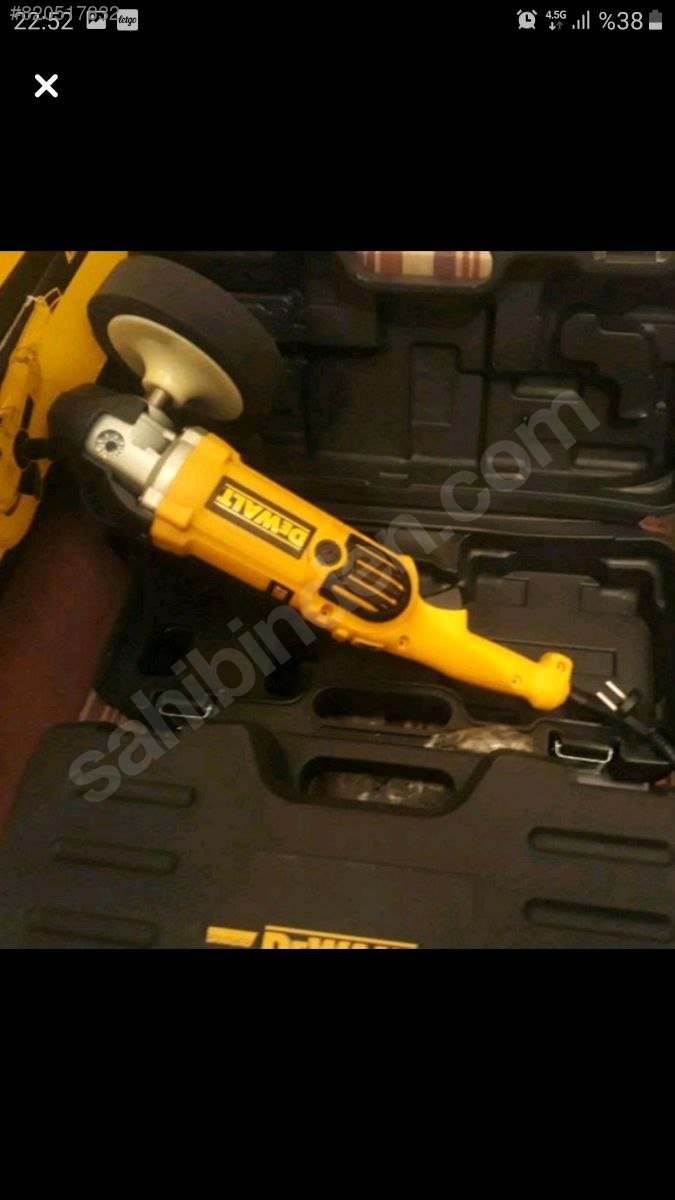 Dewalt profosyonel pasta cila polisaj makinası Sıfır Havalı Taşlama