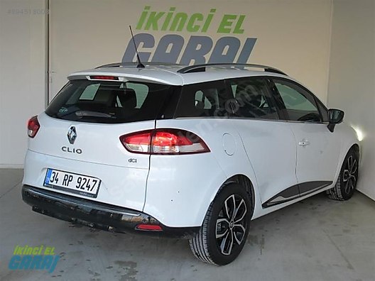 renault clio 1 5 dci sporttourer icon ikinci el garaj dan 2016 renault clio sw 1 5 dci icon edc 90 hp at sahibinden com 894518008