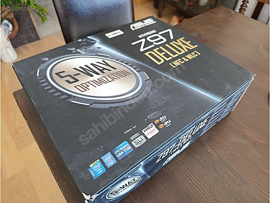Asus Z97-Deluxe + Intel Core i7-4790K Set (Kutulu-Eksiksiz