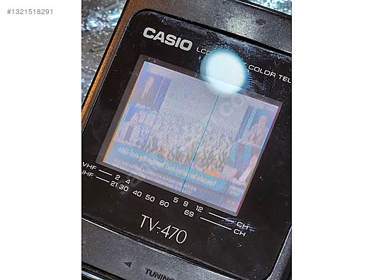 Casio / ORJİNAL CASİO CEP TV'Sİ PİLLİ ÇAIŞIR DURUMDA on sahibinden