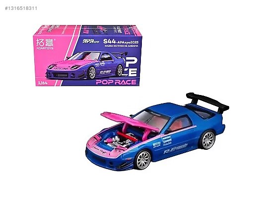 Pop Race Diecast Model 1:64 Mazda Araba - 1316518311