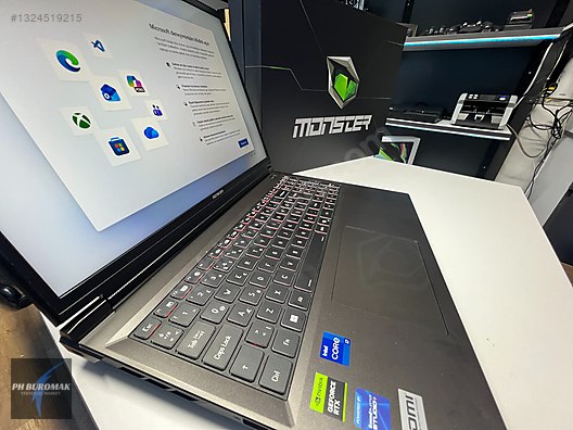 Intel Core i7 Monster Oyuncu Laptop - 1324519215