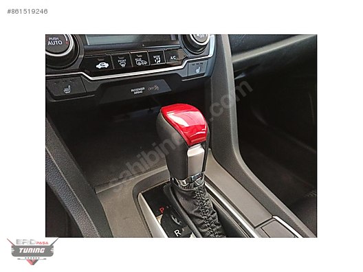 otomobil arazi araci ic aksesuar honda civic fc5 fk7 vites topuzu kaplama kirmizi sahibinden comda 861519246
