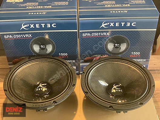 Hoparlör / Midrange / Xetec 25 cm Neo Midbass SPA-2501 VRX 1500