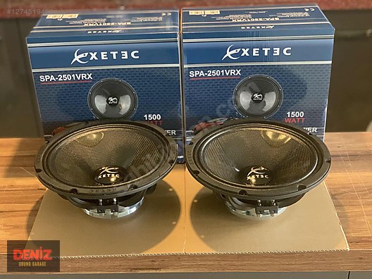 メアリ 5点16100円 Hoparlör / Midrange / Xetec 25 cm Neo Midbass SPA-2501 VRX 1500