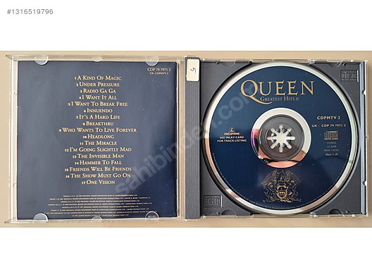 QUEEN Greatest Hits II - CD Albüm - Müzik CD leri Alışverişte İlk