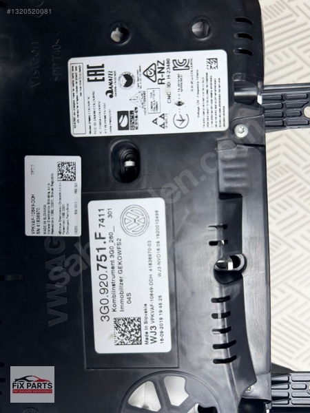 Volkswagen Passat Gösterge Paneli