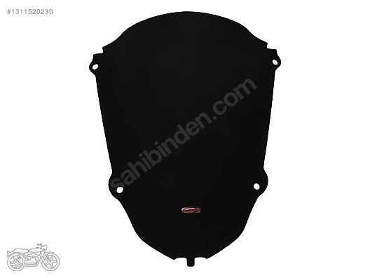 Görünüm / YAMAHA R25 2019-2024 BOMBELİ SİYAH TUR CAMI SİPERLİK GP