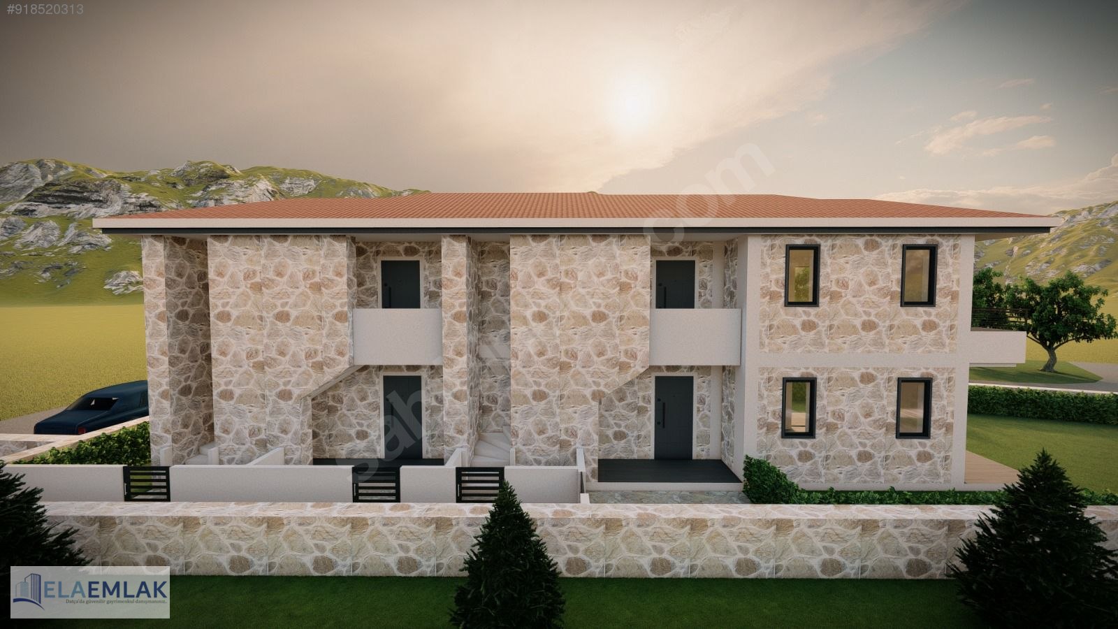 ELA EMLAK�TAN DATÇA MERKEZE YAKIN PROJEDEN SATILIK 2+1 DAİRE Satılık